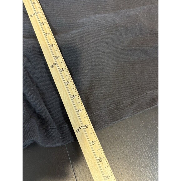 Athleta Presence Twist Sweatshirt Black Size Medium Long Sleeve Low Back Cropped - Picture 10 of 11